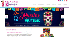 Desktop Screenshot of kikadidacticos.com