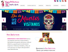 Tablet Screenshot of kikadidacticos.com